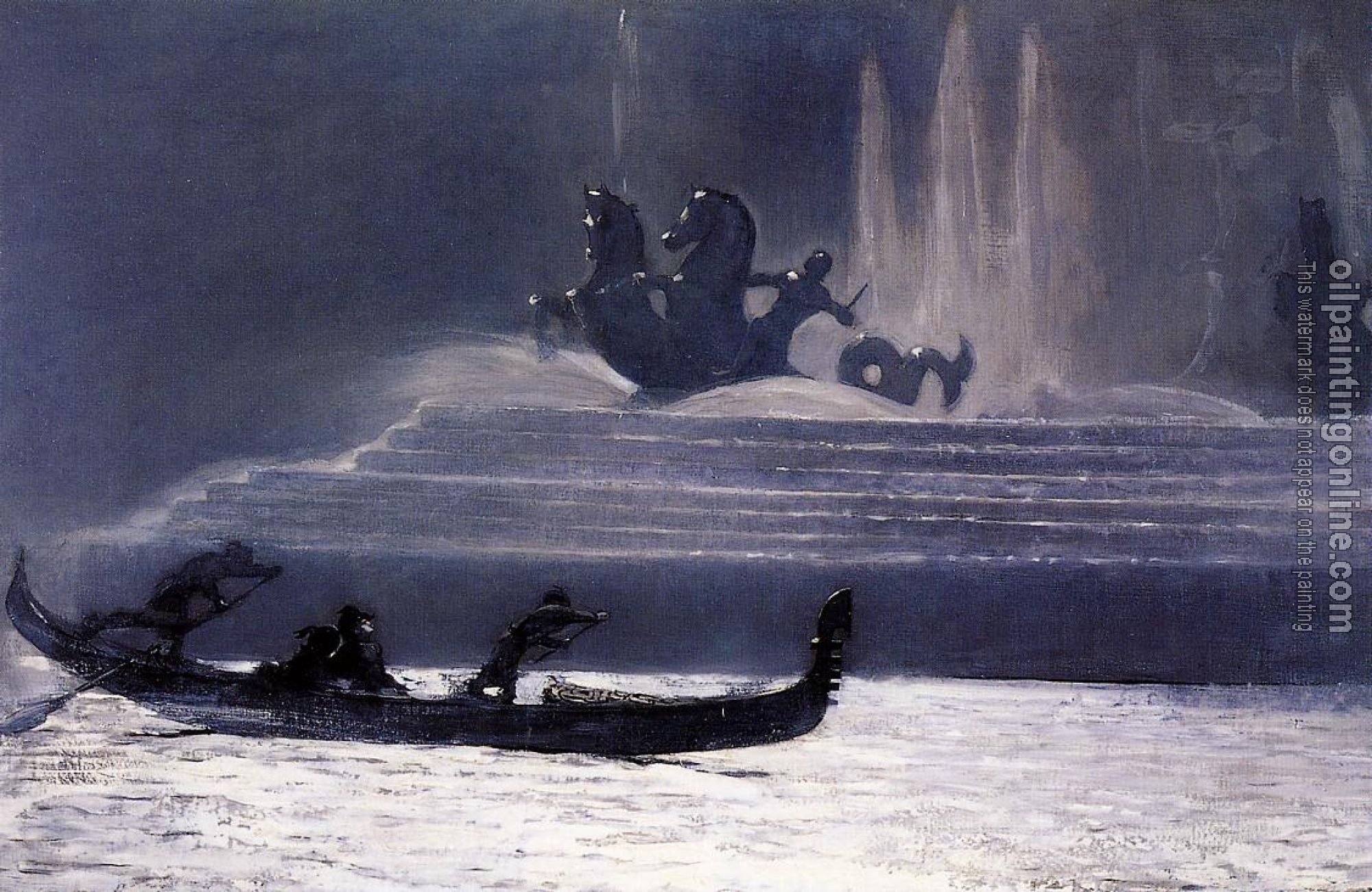 Homer, Winslow - The Fountains at Night World's Columbian Exposition
